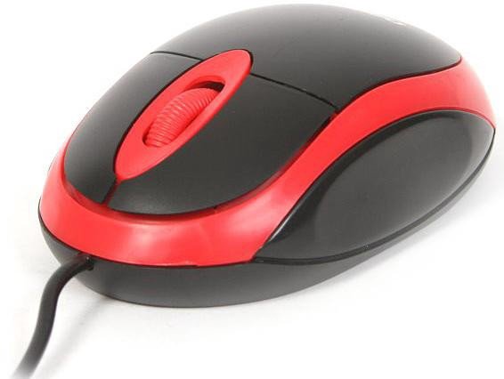 Omega mouse OM-06VR, red