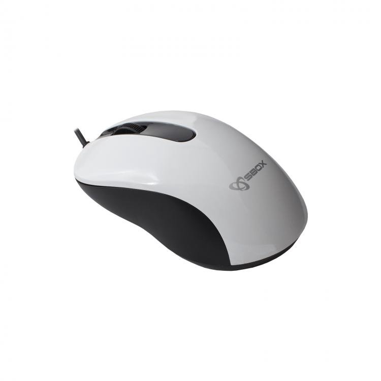 Sbox M-901 Optical Mouse  White