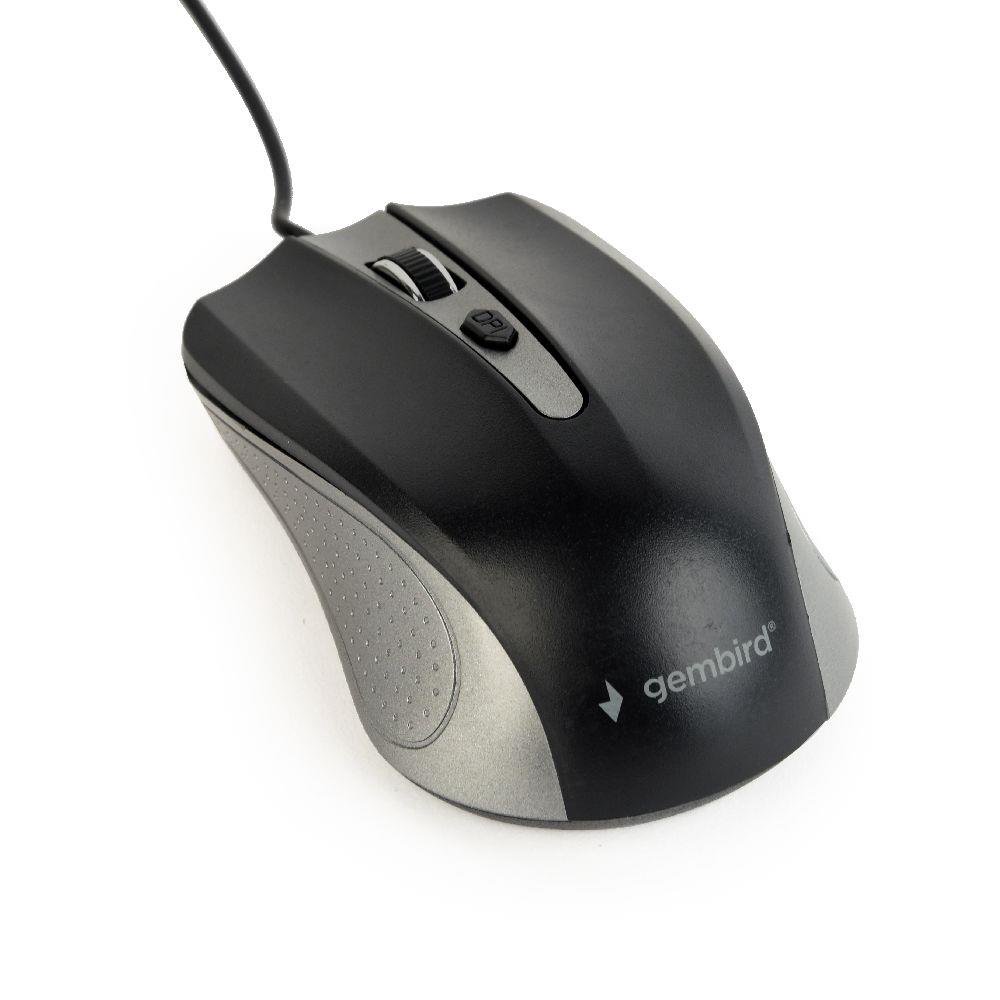 Pelė Gembird  MUS-4B-01-GB  Optical Mouse  USB  Spacegrey/Black