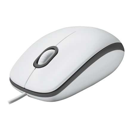 Pelė Logitech M100 USB-A  White