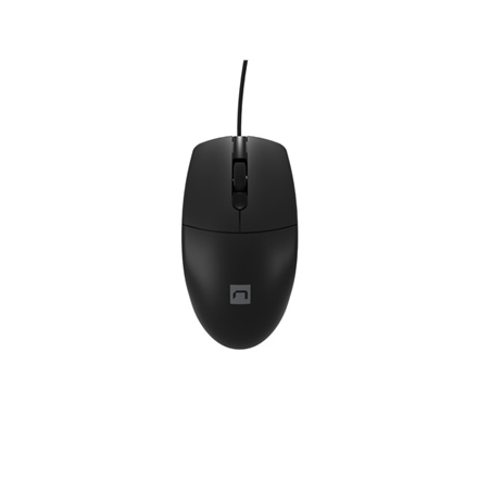 Pelė Natec  Mouse  Ruff Plus  Wired  Black