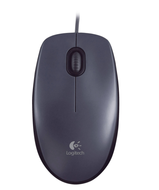 Pelė LOGITECH M90, laidinė USB, juoda