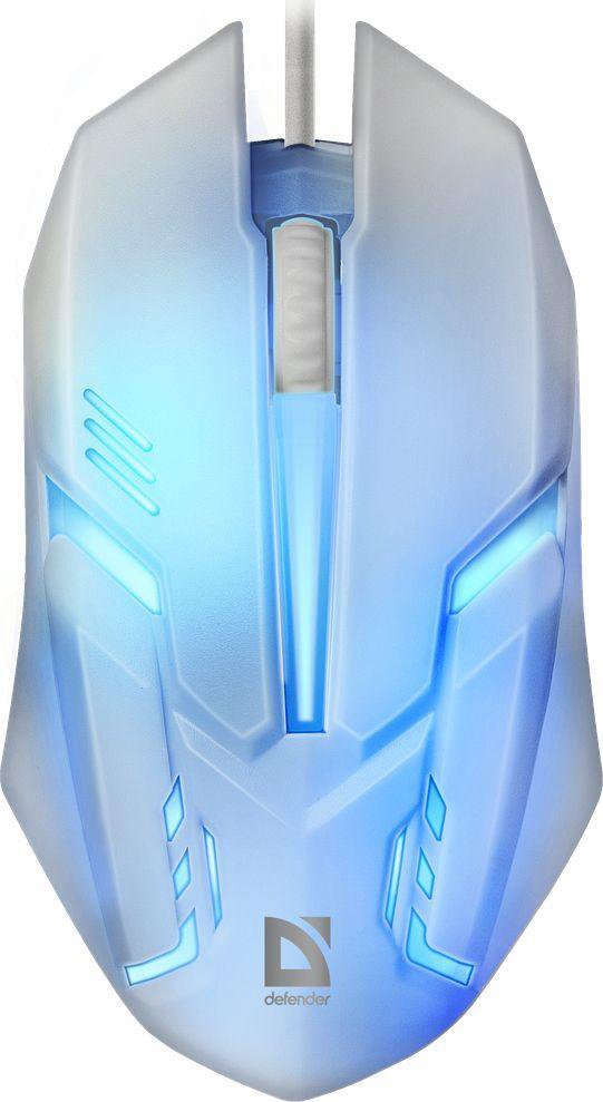 MOUSE DEFENDER CYBER MB-560L WHITE 7-COLORS BACKLIGHT