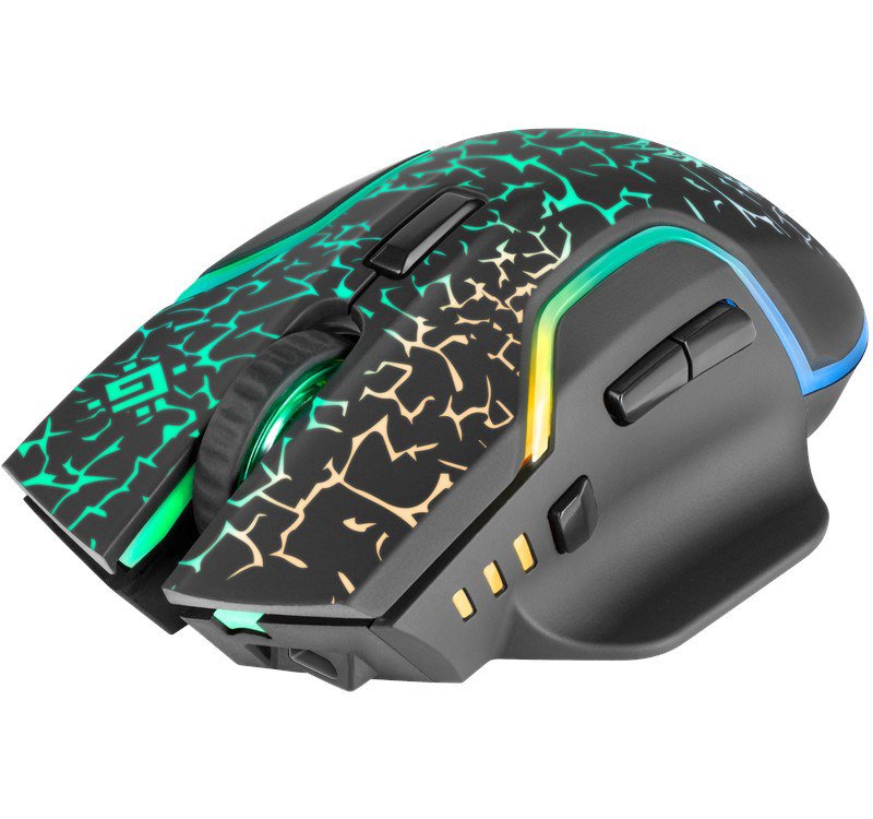 DEFENDER MICE GM-067 ONESHOT OPTIC RF RGB 3200dpi 7P