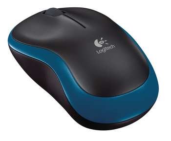 Pelė LOGITECH M185, bevielė, mėlyna