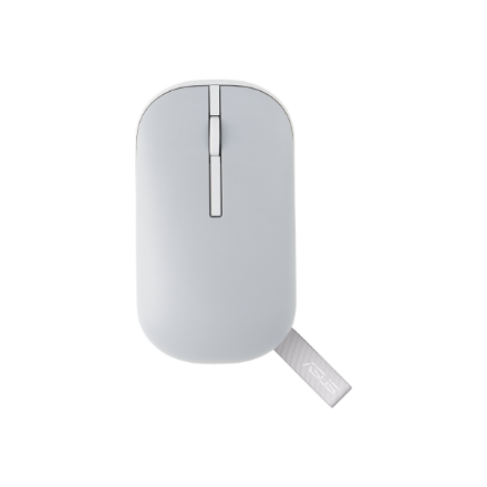 Pelė Asus Marshmallow Mouse  MD100  Mouse  2.4 GHz, Bluetooth  Grey