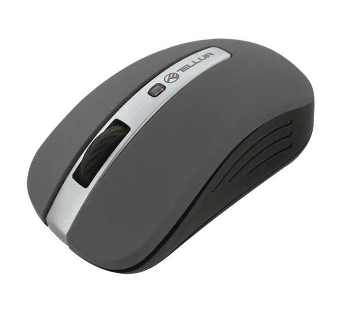 Tellur Basic Wireless Mouse, LED dark grey