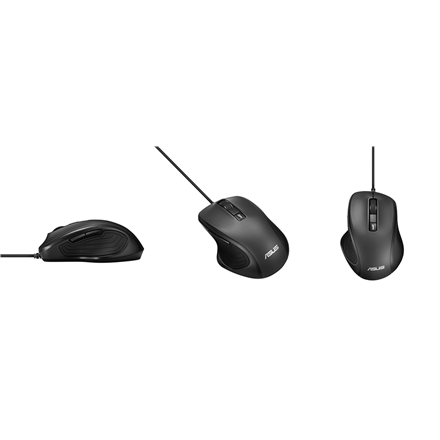 Pelė Asus  Ergonomic Mouse  UX300 PRO  Wired optical mouse  Wired optical  USB 2.0  Black