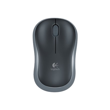 Pelė LOGITECH M185, bevielė, tamsiai pilka