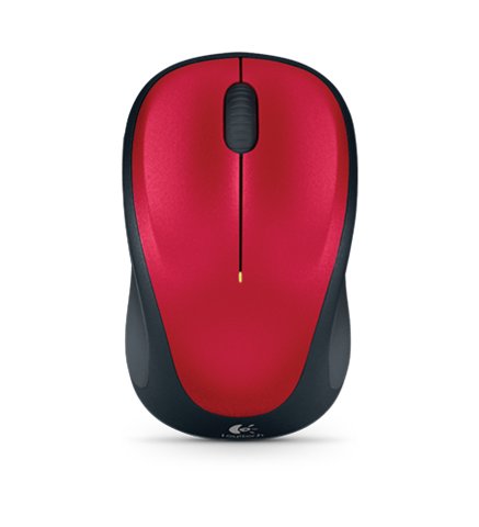 Pelė LOGITECH M235, bevielė, raudona 910-002496