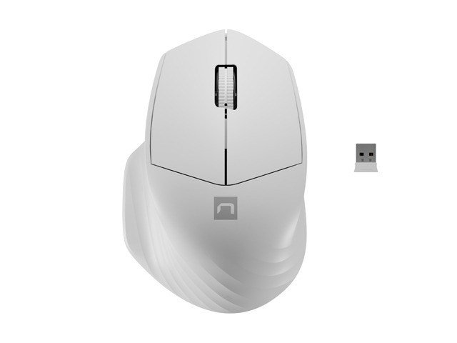 Pelė Natec  Mouse  Siskin 2  Wireless  USB Type-A  White