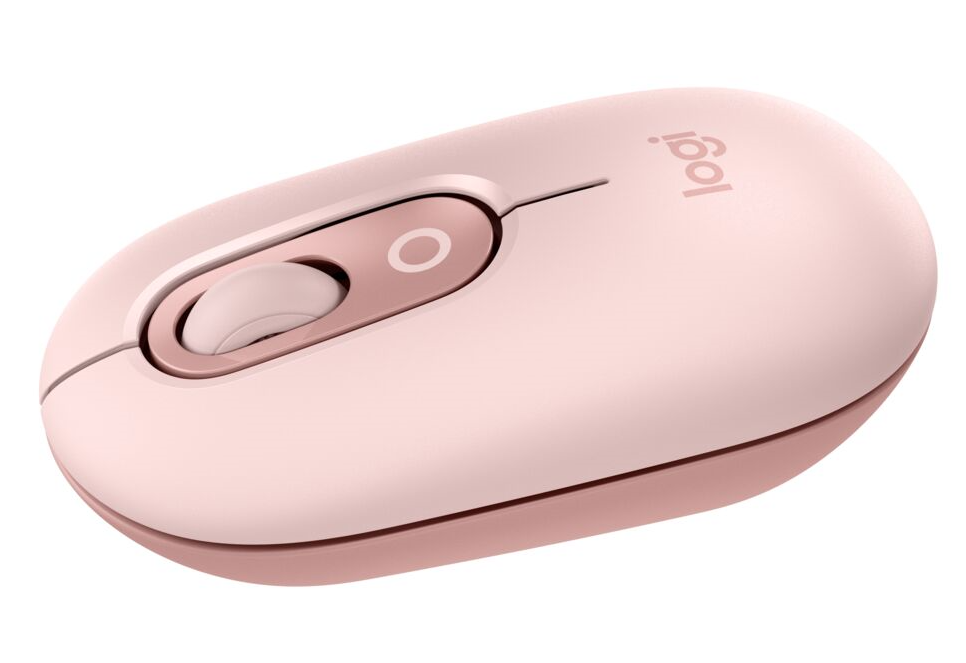 Pelė LOGITECH POP Mouse, belaidė, Bluetooth, rose