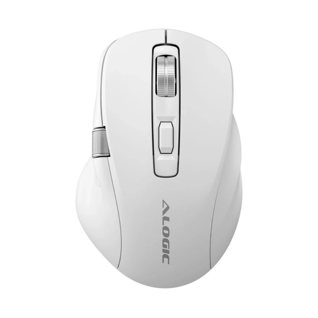 ALOGIC APEX Bluetooth USB-C Rechargeable 7 Keys Programmable Mouse - White