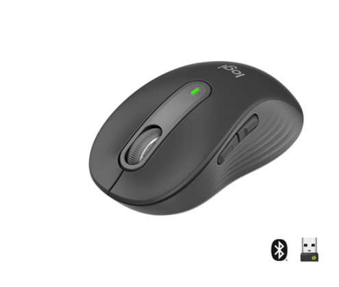 Pelė LOGITECH M650L Signature, bevielė, juoda