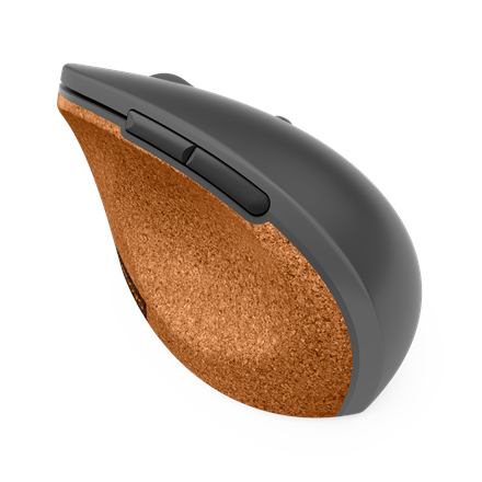 Pelė Lenovo  Go Wireless Vertical Mouse  USB-A  Grey