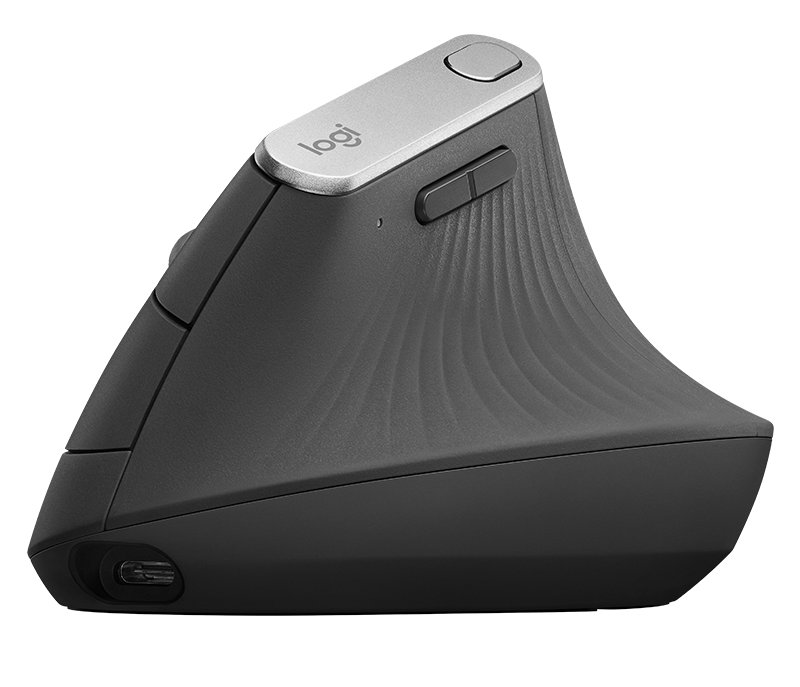 Pelė LOGITECH MX Vertical, belaidė, juoda