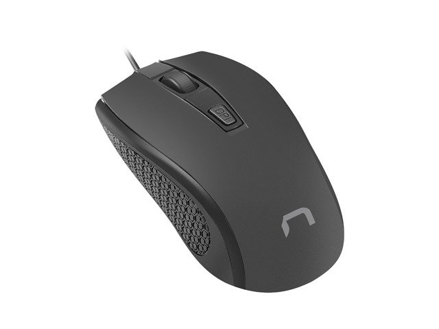 Natec Optical Mouse HOOPOE 2 1600 DPI, USB, Black