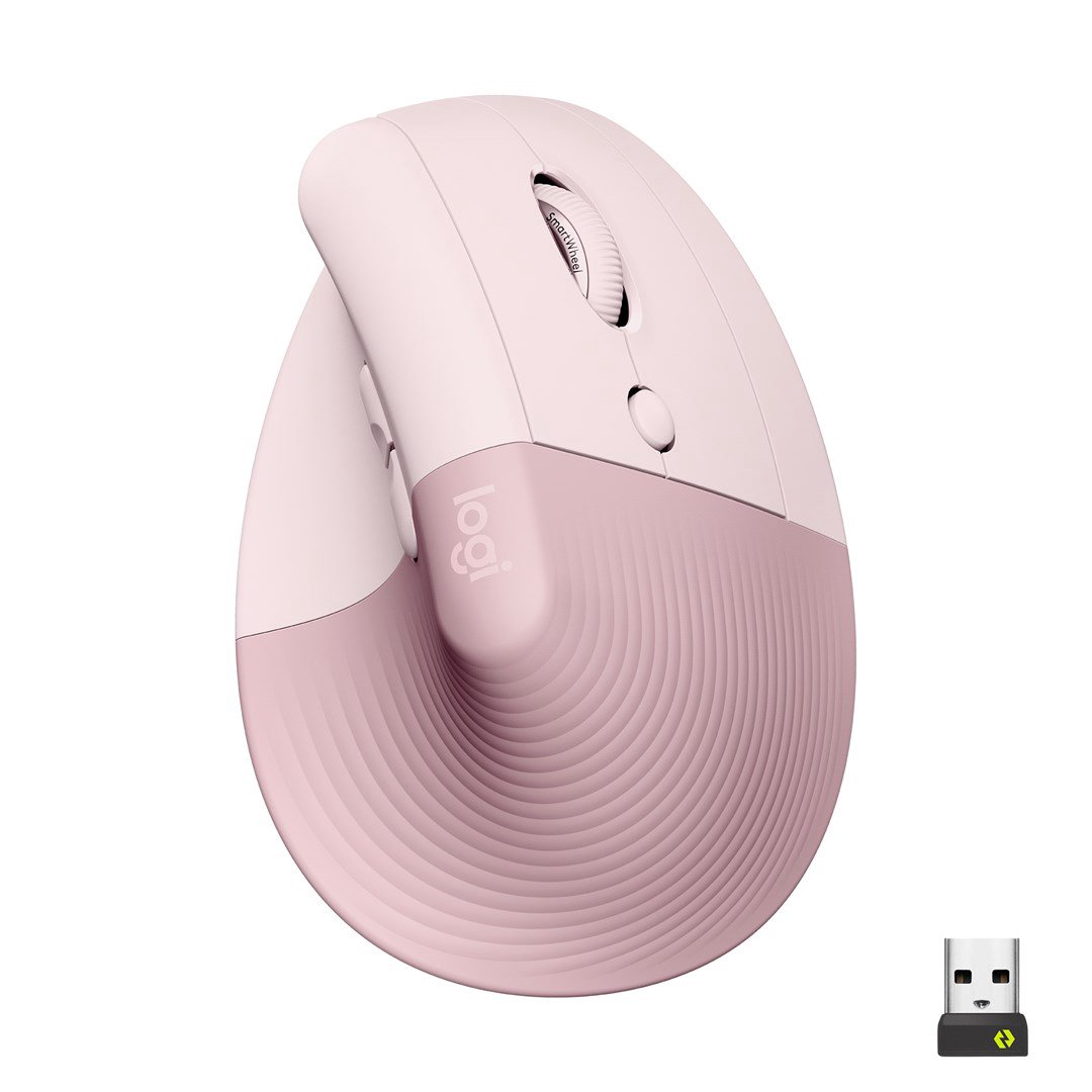 Pelė LOGITECH EMEA LIFT-ROSE/DARK ROSE