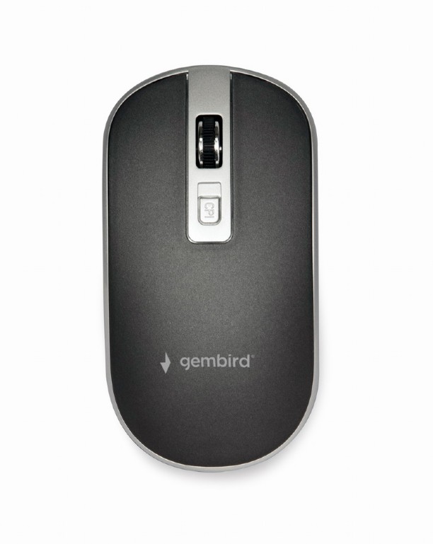 Gembird | Wireless Optical mouse | MUSW-4B-06-BG | Optical mouse | USB | Black