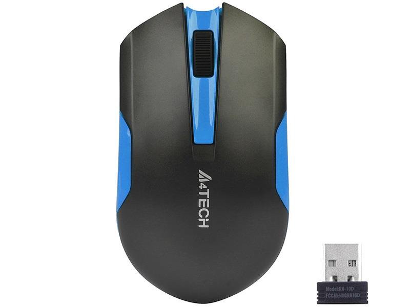 Pelė A4Tech V-Track G3-200N-1 black blue