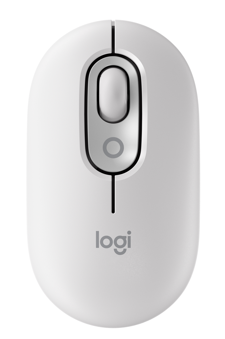 Pelė LOGITECH POP Mouse, belaidė, Bluetooth, white