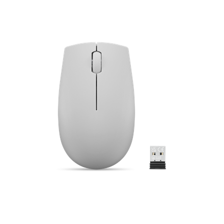 Pelė Lenovo  Compact Mouse with battery  300  Wireless  Arctic Grey