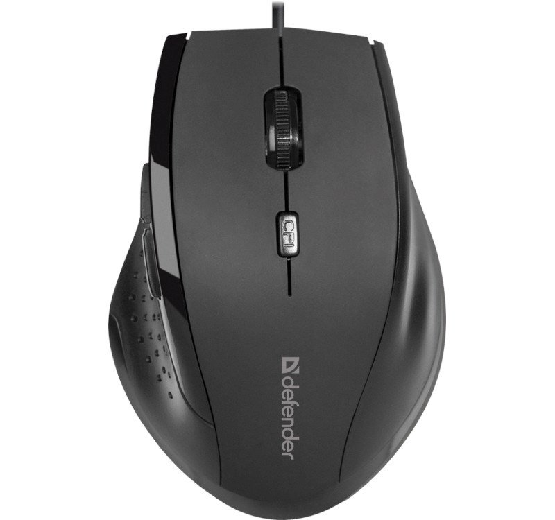 PELĖ DEFENDER ACCURA MM-362 CZARNA OPTICAL 1600DPI 6P