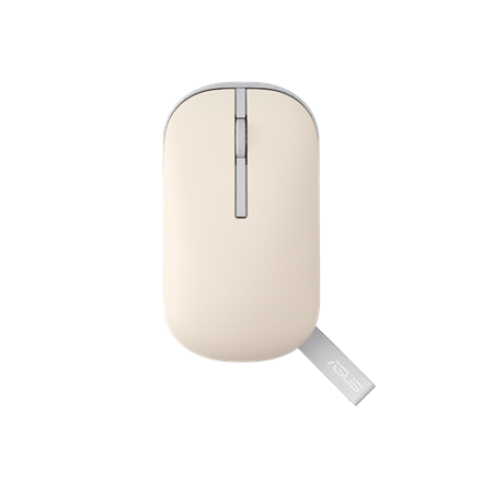 Pelė Asus Marshmallow Mouse  MD100  Mouse  2.4 GHz, Bluetooth  Beige
