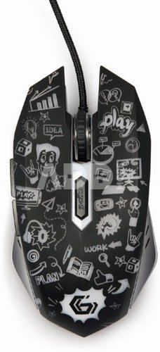 Gembird Optical LED mouse MUS-6B-GRAFIX-01 Black