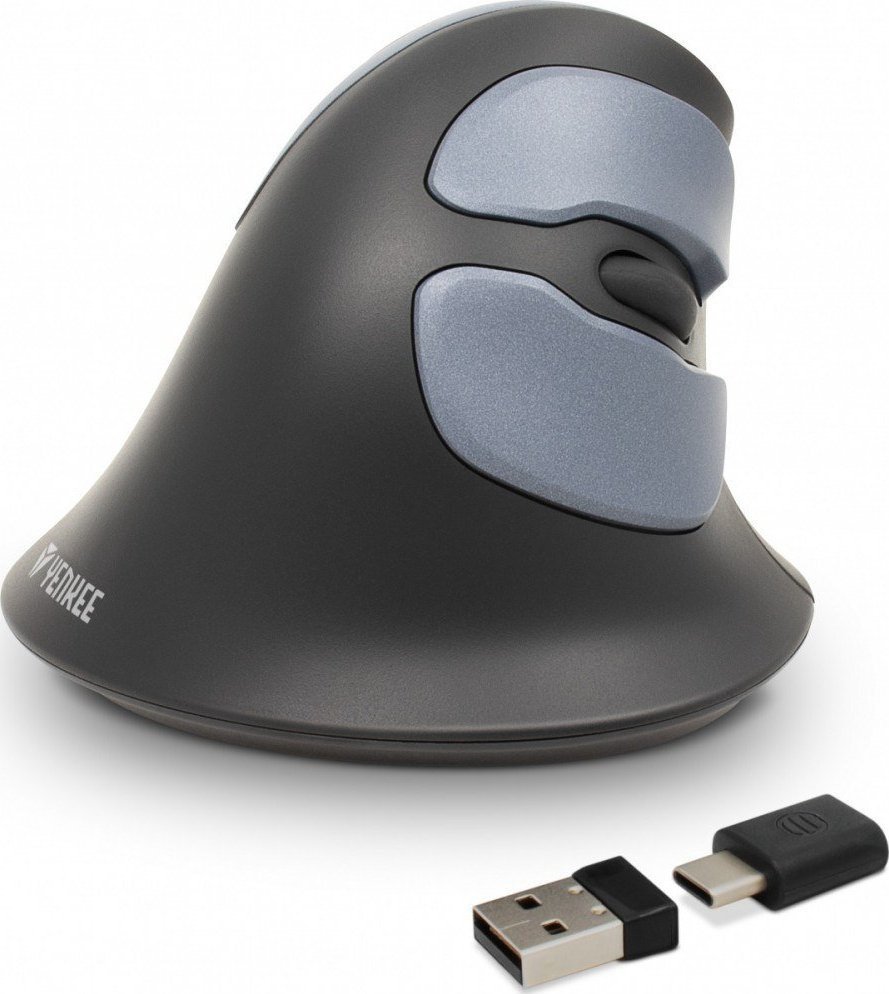 Mouse Yenkee Ergonomic vertical mouse YMS 50350 ERGO USB A, USB C
