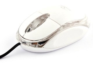 Optinė pelė Titanum TM102W USB  1000 DPI Balta Blisteris