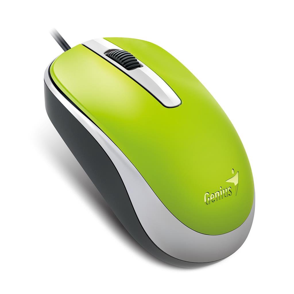 Genius optical wired mouse DX-120, Green