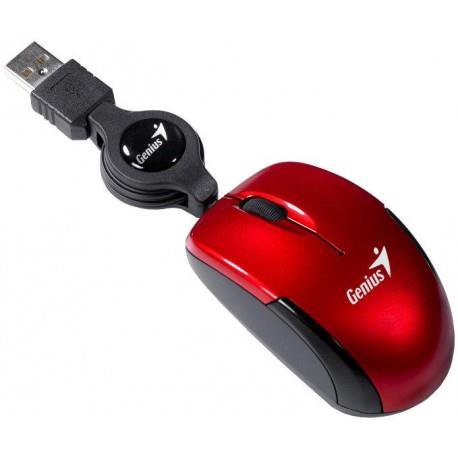 Genius mouse Micro Traveler V2, USB, ruby