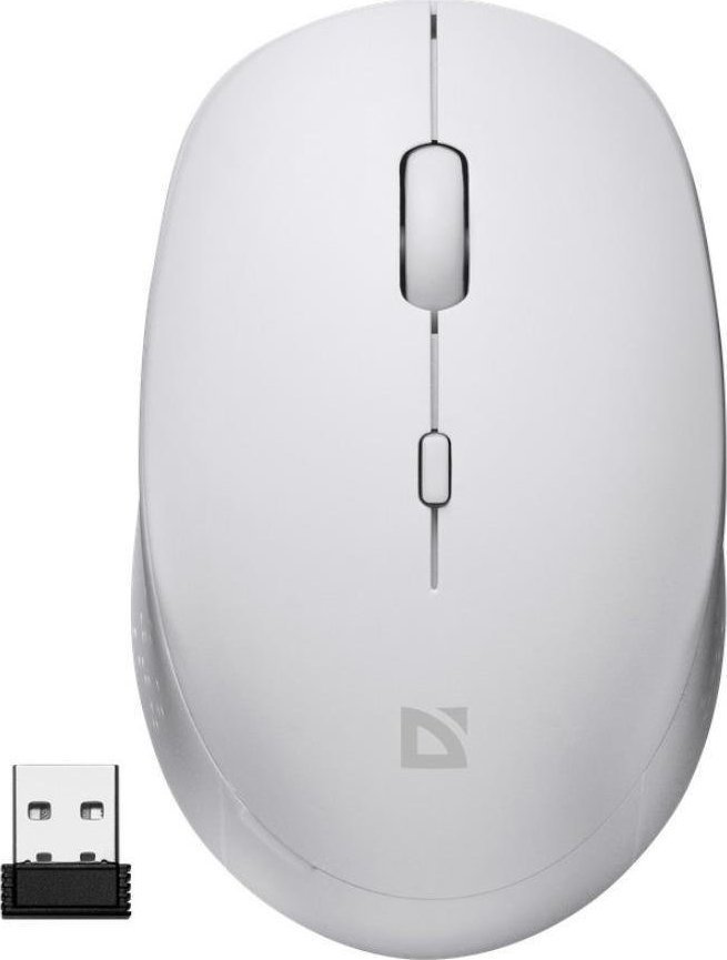 Mouse Defender Wireless mouse Defender AURIS MB-027 optical non-clicious forcent 1600dpi white