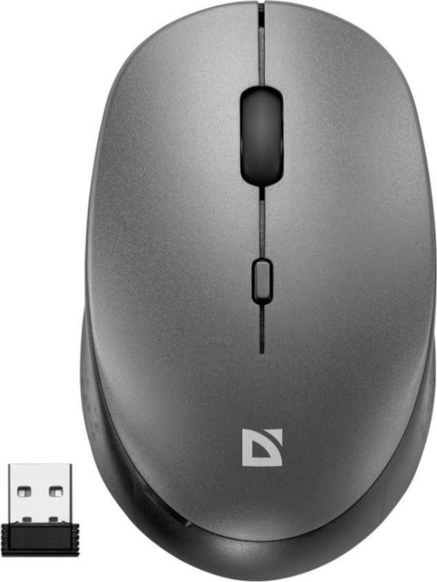 Mouse Defender Wireless mouse Defender AURIS MB-027 optical non-clicious forceant 1600dpi grey