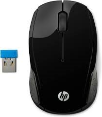 Pelė HP 200, belaidė, juoda