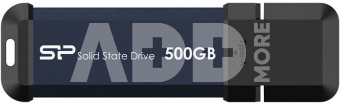Portable External SSD | MS60 | 500 GB | N/A " | Type-A USB 3.2 Gen 2 | Blue