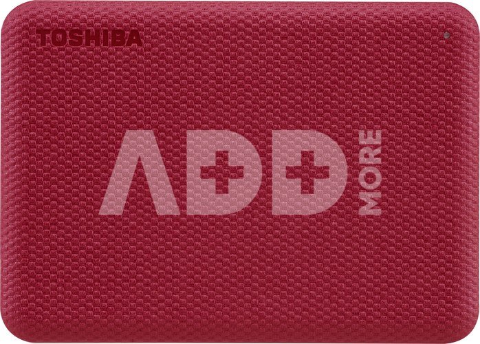 Toshiba Canvio Advance HDTCA10ER3AA 1000 GB, 2.5 ", USB 3.2 Gen1, Red