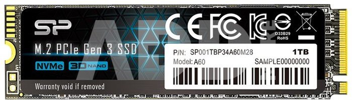 SILICON POWER SSD PCIe Gen 3×4 P34A60 1TB Silicon Power