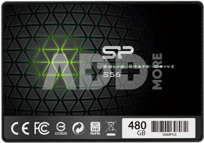 SILICON POWER SSD S56 480GB, 2.5" SATA, 6GB/s