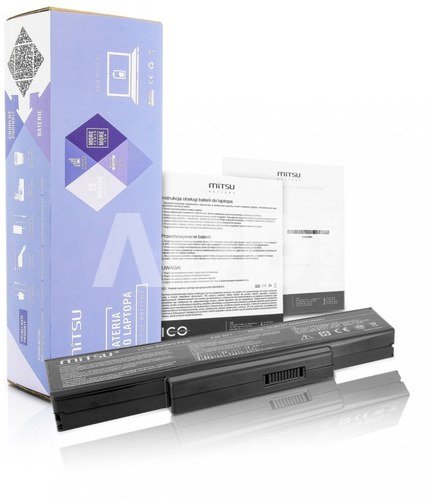 Mitsu Battery for Asus K72, K73, N73, X77 4400 mAh (48 Wh) 10.8 - 11.1 Volt