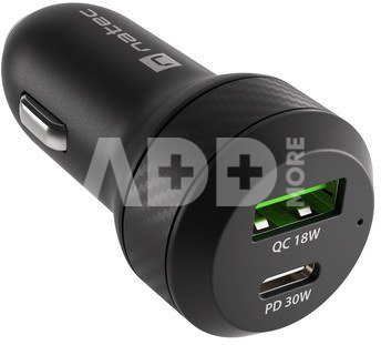 Natec Car Charger Coney Black