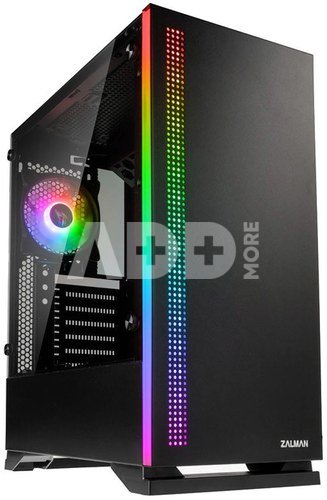 Zalman S5 Black ATX, RGB fan, T/G