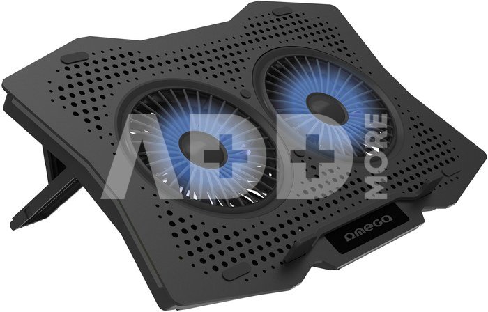 Omega laptop cooler pad 45425, black