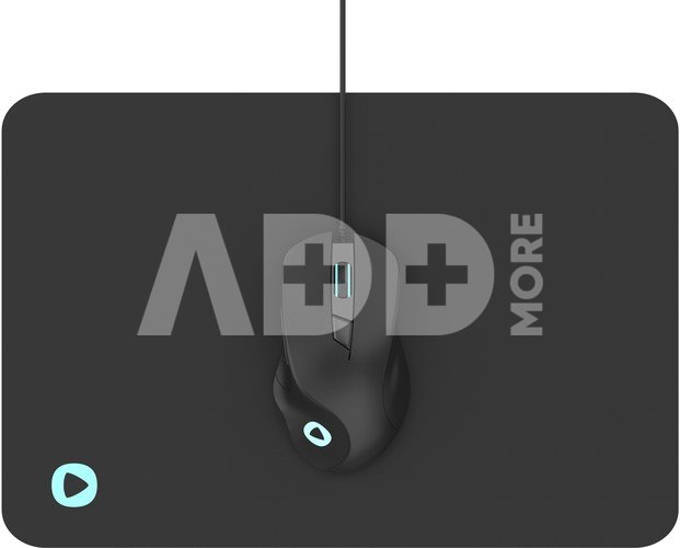 Platinet mouse PMOM010 + mousepad, black (45571)