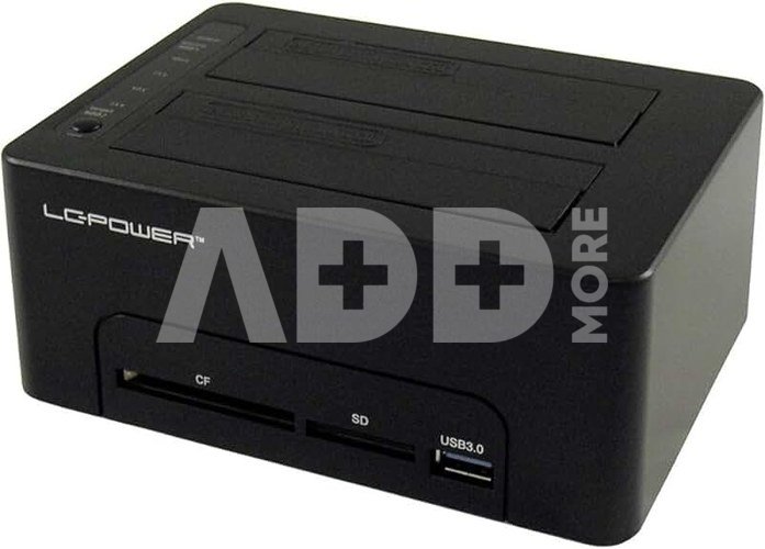 LC Power LC-DOCK-U3-CR HDD docking station CF/SD card r