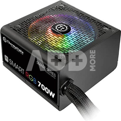 Thermaltake Smart 700W RGB (80+ 230V EU, 2xPEG, 120mm, Single Rail)