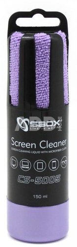 Sbox CS-5005U Screen Cleaner 150ml purple