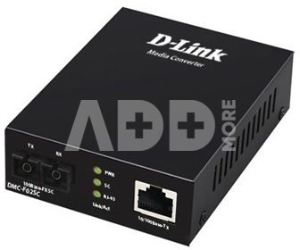 D-Link DMC-F02SC/E 10/100Base-TX to 100Base-FX SC Multi-Mode Media Converter (2 km)