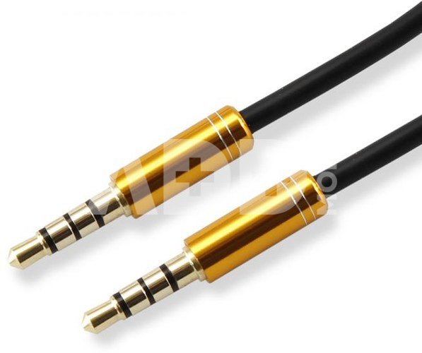 Sbox AUX Cable 3.5mm to 3.5mm golden kiwi gold 3535-1.5G